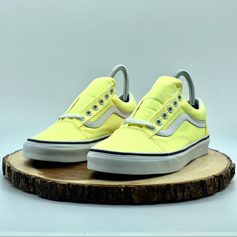 VANS Women’s Neon Yellow Old Skool Various Sizes - Picture 2 of 5